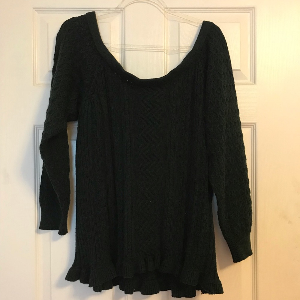 Lane Bryant Size 26/28 Off Shoulder Sweater